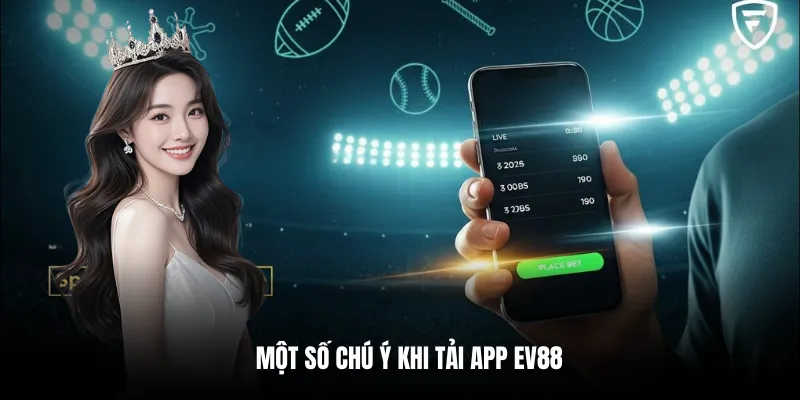 Một số chú ý khi tải app EV88.